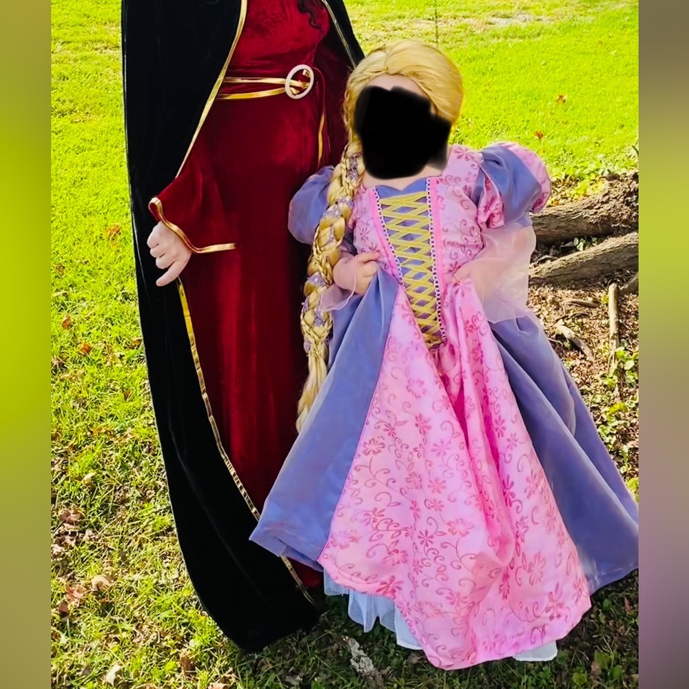 Special Order Girls Rapunzel Gown Dress costume Size 8T